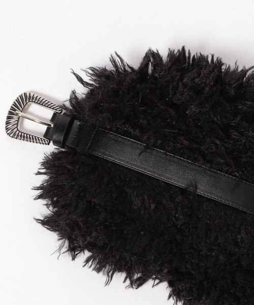 HARE（ハレ）の「ファーネックウォーマー(HARE)（ネックウォーマー/スヌード・レディース・ブラック・FREE）」の6枚目の写真