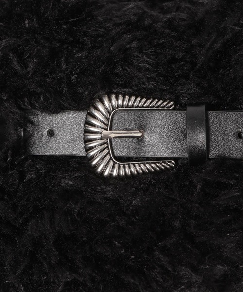 HARE（ハレ）の「ファーネックウォーマー(HARE)（ネックウォーマー/スヌード・レディース・ブラック・FREE）」の3枚目の写真