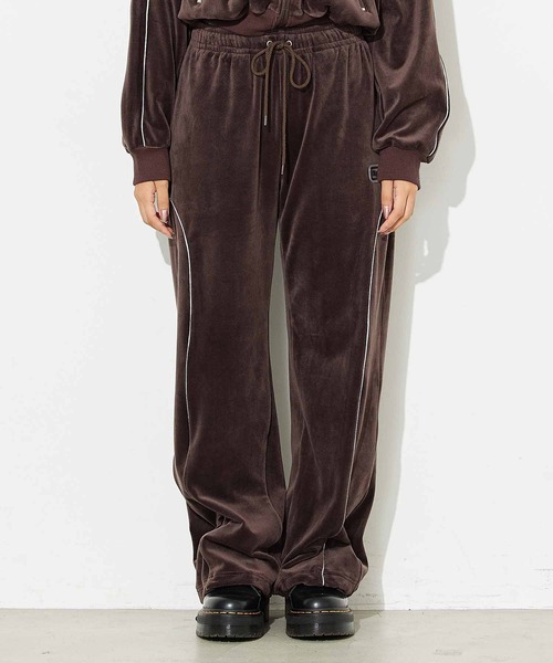 X-girl（エックスガール）の「VELOUR EASY PANTS（その他パンツ）」 - WEAR