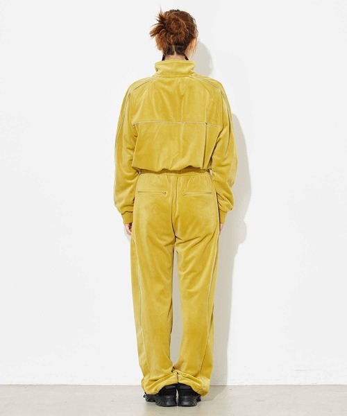 X-girl（エックスガール）の「VELOUR EASY PANTS（その他パンツ