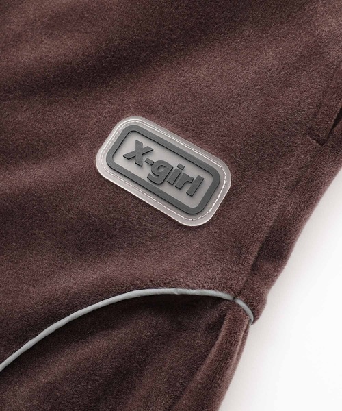 X-girl（エックスガール）の「VELOUR EASY PANTS（その他パンツ・レディース・ブラウン/イエロー/ネイビー・S/M）」の17枚目の写真
