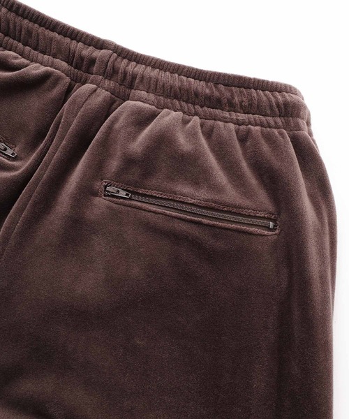 X-girl（エックスガール）の「VELOUR EASY PANTS（その他パンツ・レディース・ブラウン/イエロー/ネイビー・S/M）」の8枚目の写真