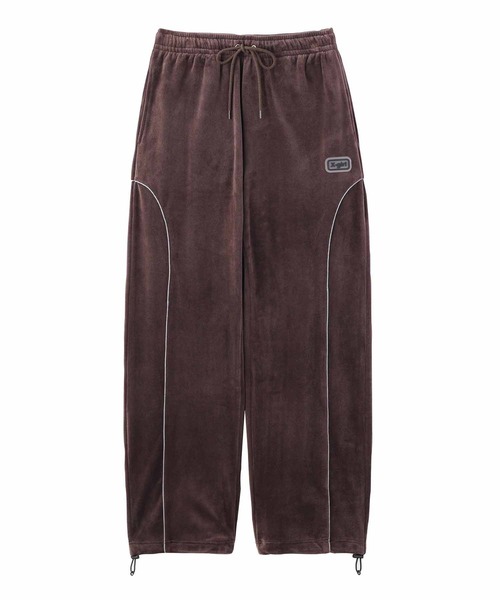 X-girl（エックスガール）の「VELOUR EASY PANTS（その他パンツ・レディース・ブラウン/イエロー/ネイビー・S/M）」の21枚目の写真