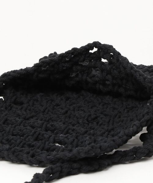 Badhiya(バディ―ヤ)の「【Badhiya】Macrame shoulder(ショルダーバッグ・メンズ・ブラック/イエロー/オレンジ・FREE)」の5枚目の写真