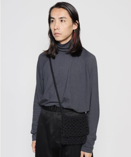 Badhiya(バディ―ヤ)の「【Badhiya】Macrame shoulder(ショルダーバッグ・メンズ・ブラック/イエロー/オレンジ・FREE)」の12枚目の写真