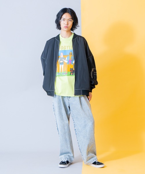 PUNYUS（プニュズ）の「ステッチMA-1（MA-1・レディース・ブラック・2/3/4）」の12枚目の写真