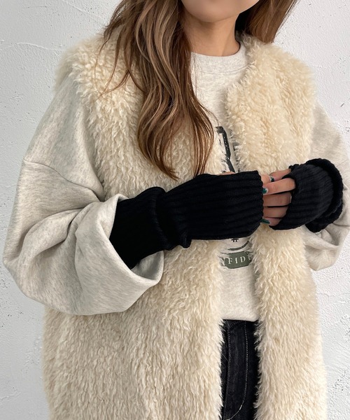 リブアームウォーマー【ZOZOTOWN限定アイテム】（アームカバー