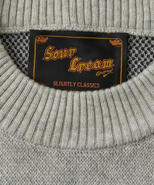 Sourcream(サワークリーム)の「【Sourcream/サワークリーム】KARLニット(ニット/セーター・メンズ・アッシュグレー/ブラック/ワインレッド・FREE)」の16枚目の写真