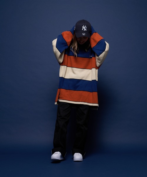 SKOOKUM（スクーカム）の「SKOOKUM /スクーカム BORDER KNIT（ニット/セーター・メンズ・ネイビー/イエロー/ブルー/ダークブルー・M/L）」の16枚目の写真