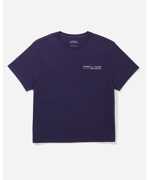Saturdays NYC(サタデーズ ニューヨークシティ )の「Fundamental Standard SS Tee(Tシャツ/カットソー・レディース・ネイビー/ブラック/オリーブ・L/M/S/X-SMALL)」の16枚目の写真