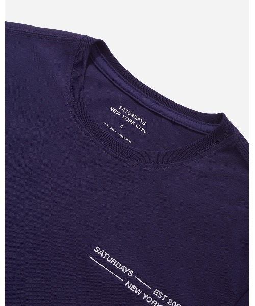 Saturdays NYC(サタデーズ ニューヨークシティ )の「Fundamental Standard SS Tee(Tシャツ/カットソー・レディース・ネイビー/ブラック/オリーブ・L/M/S/X-SMALL)」の15枚目の写真