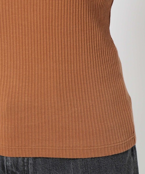 bijorie（ビジュリィ）の「【bijorie】ベストボディブラカップ付きリブロングスリーブ／NEW BASIC series（その他アンダーウェア/インナー・レディース・アイボリー/ブラウン系その他/チャコール・MEDIUM/LARGE/LG）」の5枚目の写真