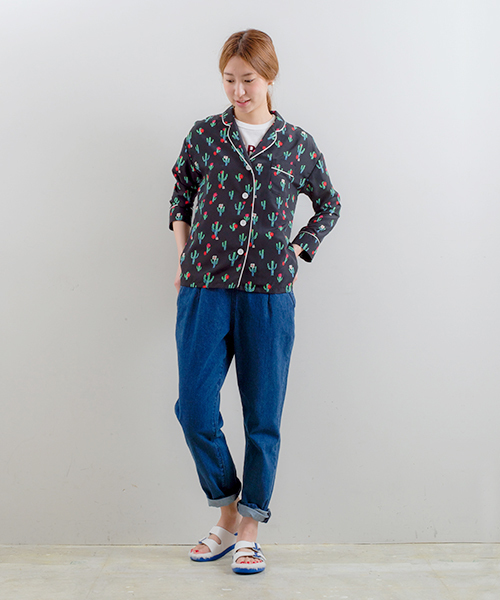 B:MING by BEAMS(ビーミングバイビームス)の「ビーミング by ビームス / サボテンブラウス(シャツ/ブラウス・レディース・ブラック・ONE SIZE)」の5枚目の写真