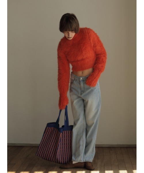 AMAIL(アマイル)の「Big boy tote bag(トートバッグ・レディース・ブルー/グリーン・FREE)」の3枚目の写真