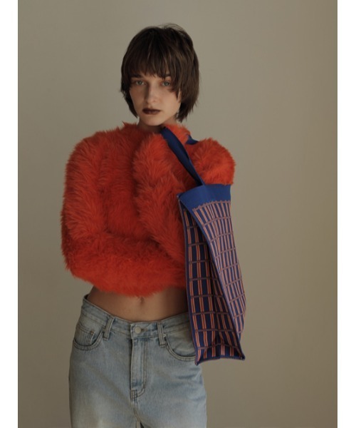 AMAIL(アマイル)の「Big boy tote bag(トートバッグ・レディース・ブルー/グリーン・FREE)」の4枚目の写真