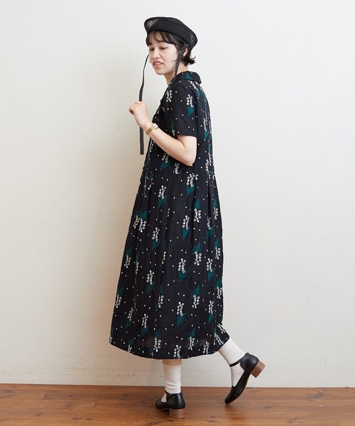 aodress シルクワンピース　手刺繍ビーズ aodress シルクワンピース 手刺繍ビーズ