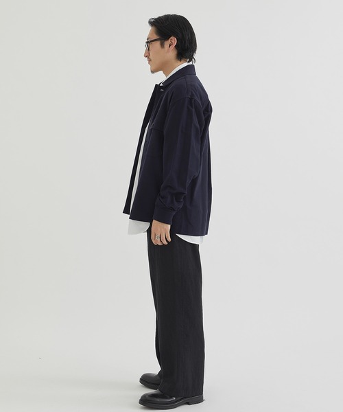 WELLDER(ウェルダー)の「【WELLDER / ウェルダー】CPO Shirt / CPOシャツ(シャツ/ブラウス・メンズ・ネイビー・3/4)」の2枚目の写真