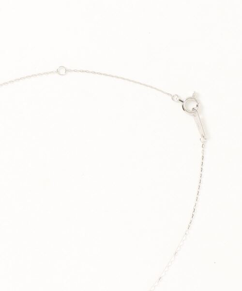 TAKE-UP（テイクアップ）の「K10ダイヤモンド　 ソリテールネックレス( WG)（ネックレス・レディース・ホワイトゴールド・FREE）」の5枚目の写真