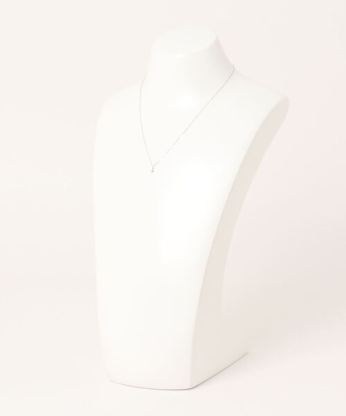 TAKE-UP（テイクアップ）の「K10ダイヤモンド　 ソリテールネックレス( WG)（ネックレス・レディース・ホワイトゴールド・FREE）」の6枚目の写真