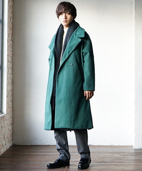 MinoriTY(マイノリティ)の「シャギーボリューム ルーズマフラー ビッグマフラー モヘアタッチ(マフラー・メンズ・ブラウン/ベージュ/ブラック/ブルー/グリーン・FREE)」の7枚目の写真