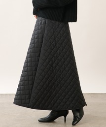 OUVRAGE CLASSE | キルティングフレアスカート(スカート)