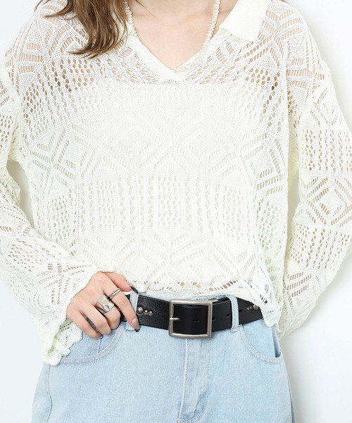 FUNALIVE（ファンアライブ）の「recurrence スタッズレザーベルト（ベルト・メンズ・ダークブラウン/ブラック/ブラック系/ダークブラウン系・FREE）」の9枚目の写真