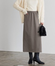 裏起毛ロングスカート