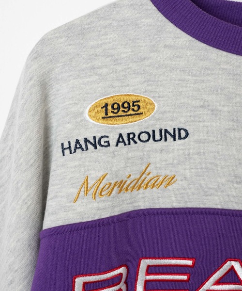 WEGO(ウィゴー)の「WEGO/レーシング刺繍スウェット(スウェット・レディース・ネイビー/パープル・FREE)」の19枚目の写真