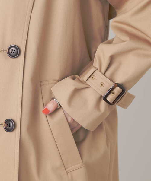 N.（N. Natural Beauty Basic）（エヌエヌナチュラルビューティーベーシック）の「【S Size Line】◆オーバーサイズツイルトレンチコート（トレンチコート・レディース・ベージュ/カーキ・SMALL/MEDIUM）」の19枚目の写真