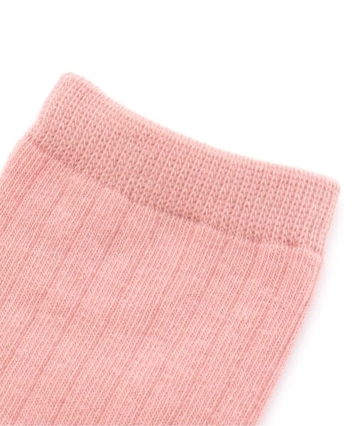 Ampersand（アンパサンド）の「無地ソックス（ソックス/靴下・キッズ・アイボリー/ピンク/オレンジ・18/24/15 /21）」の4枚目の写真