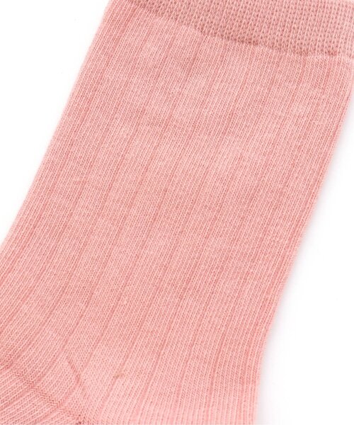 Ampersand（アンパサンド）の「無地ソックス（ソックス/靴下・キッズ・アイボリー/ピンク/オレンジ・18/24/15 /21）」の5枚目の写真
