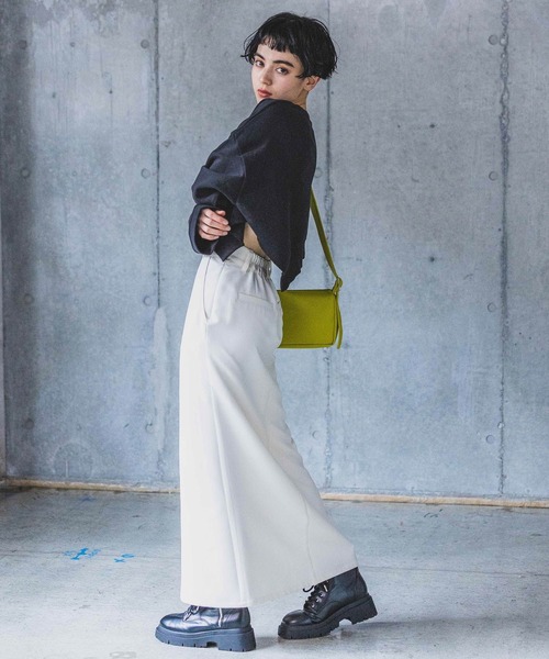 PAGEBOY(ページボーイ)の「モアラクフィットタイトスカート(スカート・レディース・オフホワイト/カーキ/ブラック/チャコールグレー/オレンジ系その他・S/M/L)」の16枚目の写真