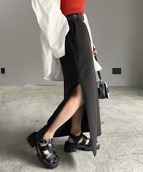 【BURBERY】タイトスカート KOEISTORE スカート レディース 秋 冬 秋冬 黒 タイトスカート