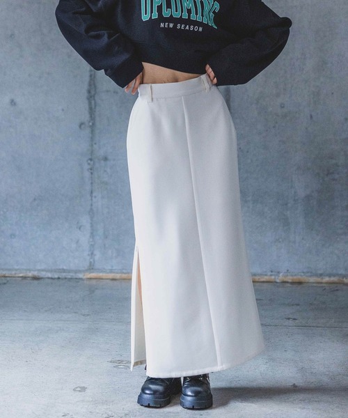 PAGEBOY(ページボーイ)の「モアラクフィットタイトスカート(スカート・レディース・オフホワイト/カーキ/ブラック/チャコールグレー/オレンジ系その他・S/M/L)」の11枚目の写真