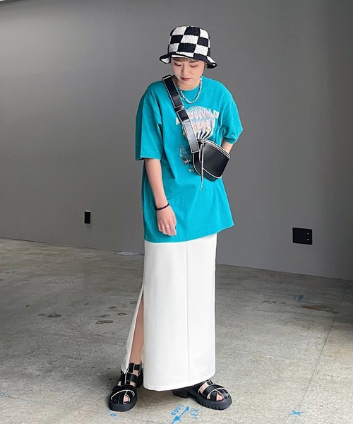 PAGEBOY(ページボーイ)の「モアラクフィットタイトスカート(スカート・レディース・オフホワイト/カーキ/ブラック/チャコールグレー/オレンジ系その他・S/M/L)」の9枚目の写真