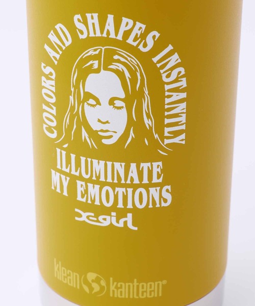 X-girl（エックスガール）の「X-girl × KLEAN KANTEEN ARCH & FACE LOGO（グラス/マグカップ/タンブラー・レディース・シルバー/ブラック/イエロー・ONE SIZE）」の13枚目の写真