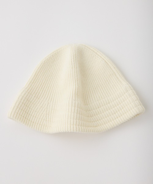 WHIMSIC（ウィムジック）の「【UNISEX】ニットメトロハット（ハット・メンズ・ブルー/ブラック系その他/ブラック/ホワイト/ベージュ・FREE）」の2枚目の写真