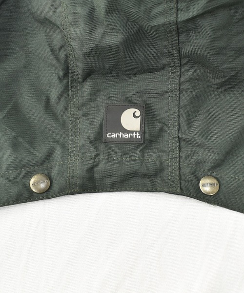 Carhartt（カーハート）の「【ヴィンテージ古着】90~00s Carhartt / カーハート フルジップ ナイロンワークジャケット（ナイロンジャケット・メンズ・カーキ・LARGE）」の10枚目の写真