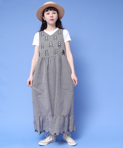【新品】didizizi BEARカットワークワンピース didizizi（ディディジジ）の「BEARカットワーク OP（ワンピース