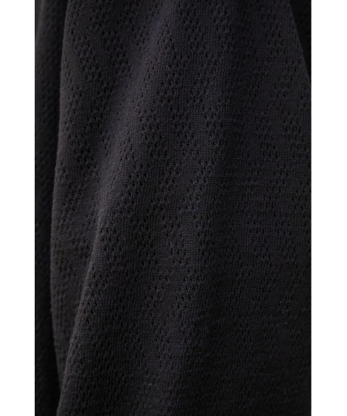 AZUL by moussy（アズールバイマウジー）の「SHEER CUT TOPPER/シアーカットトッパー（カーディガン/ボレロ・メンズ・ライトグレー/ブラック・MEDIUM/LARGE）」の14枚目の写真