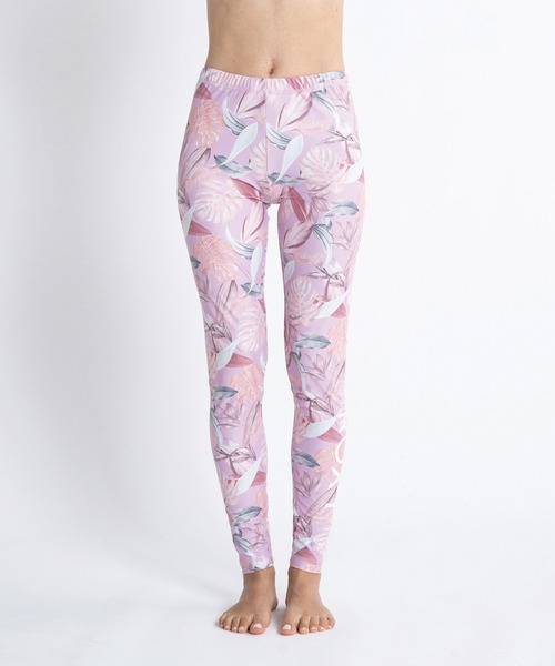 ROXY（ロキシー）の「MERMAID LEGGINGS/ロキシーラッシュガードレギンス・スパッツ（ラッシュガード・レディース・ホワイト/ブラウン/パープル・MEDIUM/LARGE/SMALL）」の2枚目の写真