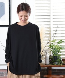 folka | 【folka】ワイドロングTシャツ/プルオーバー/ビックシルエットロンT(Tシャツ/カットソー)