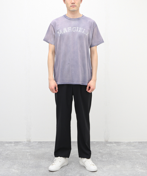 Maison Margiela(メゾンマルジェラ)の「【MAISON MARGIELA / メゾン マルジェラ】used logo tee(Tシャツ/カットソー・メンズ・パープル・LARGE/X-LARGE)」の2枚目の写真