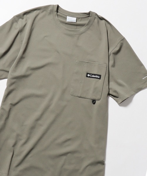 Columbia(コロンビア)の「Columbia/コロンビア マウンテンズアーコーリングショートスリーブTシャツ(Tシャツ/カットソー・メンズ・グリーン/ホワイト/ブラック・M/L/XL)」の3枚目の写真
