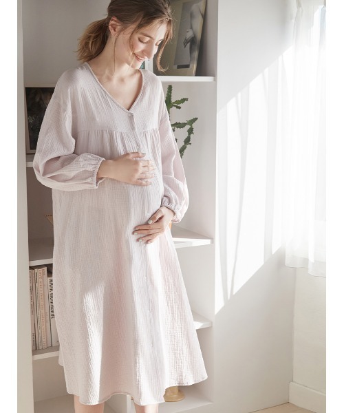 【新品】ジェラートピケ　マタニティ　パジャマ　ワンピース gelato pique（ジェラートピケ） パジャマ ルームウェア マタニティ