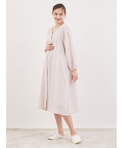 gelato pique（ジェラートピケ）の「マタニティガーゼワンピース