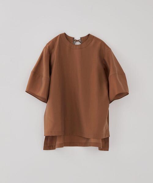 CITEN(シテン)の「<CITEN>フォルムスリーブ ルーズ ブラウス(シャツ/ブラウス・レディース・ホワイト/ブラック/ダークブラウン・FREE)」の3枚目の写真