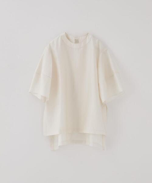 CITEN(シテン)の「<CITEN>フォルムスリーブ ルーズ ブラウス(シャツ/ブラウス・レディース・ホワイト/ブラック/ダークブラウン・FREE)」の2枚目の写真