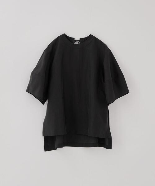 CITEN(シテン)の「<CITEN>フォルムスリーブ ルーズ ブラウス(シャツ/ブラウス・レディース・ホワイト/ブラック/ダークブラウン・FREE)」の1枚目の写真