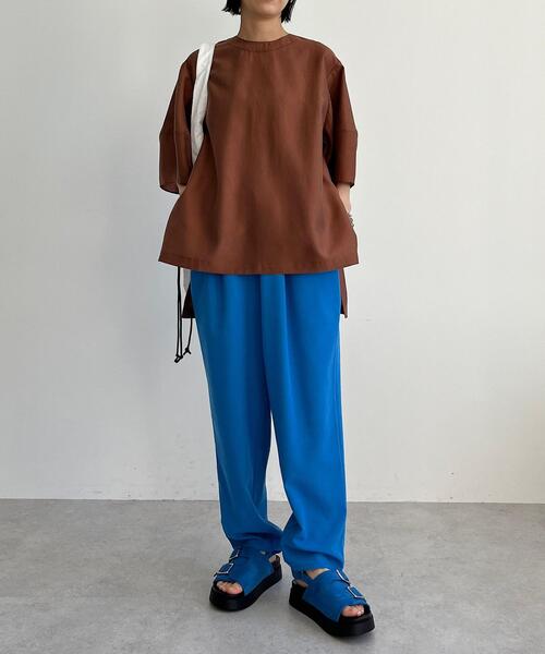 CITEN(シテン)の「<CITEN>フォルムスリーブ ルーズ ブラウス(シャツ/ブラウス・レディース・ホワイト/ブラック/ダークブラウン・FREE)」の15枚目の写真